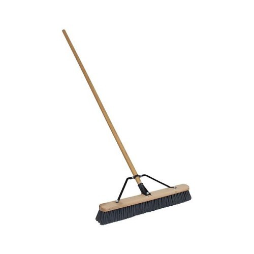 Quickie 4570222 Push Broom, 24 in Sweep, Polypropylene Fiber Bristle