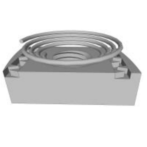 R.F. Products 1/2-13 TS PLTD Clamping Nut, 1/2-13 Thread, For All Channels