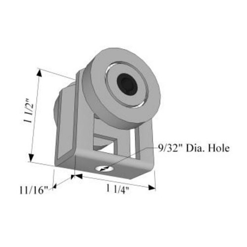 R.F. Products TR-2524 2-Bearing Trolley, Number of Wheels: 2