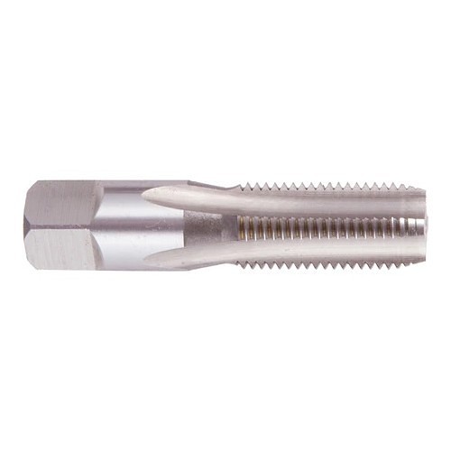 REGAL 015703AS Spiral Point Tap, 3/8-19 Thread, Plug Chamfer, 4 Flutes, Bright, High Speed Steel