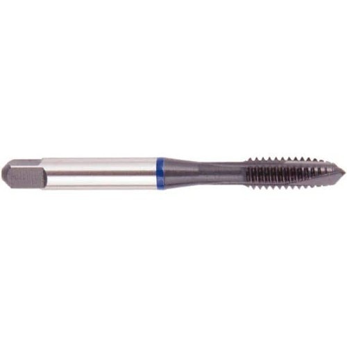 REGAL 030201TC Spiral Point Tap, Right Hand Cutting, #6-32, H3, Plug Chamfer, 3 Flutes, Black Oxide, High Speed Steel, Steel, Stainless Steel, Non-Ferrous, Cast Iron, Plastics, Through Coolant (Yes/No): No