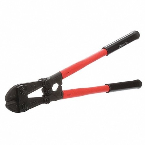 RIDGID® RIDGID® 14218 Bolt Cutter, Cutting Capacity: 3/8 in Soft Materials, 19 in Overall Length, Center Cut Type, Alloy Steel Jaw, No Insulated, No Non-Sparking