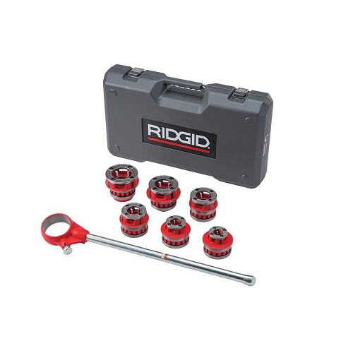 RIDGID® RIDGID® 36475 Ratchet Threader Set, 1/2 to 2 in, NPT Thread