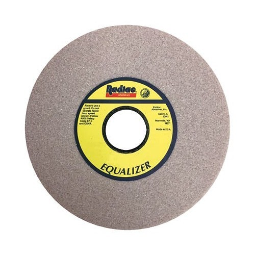 Radiac® 34078387 Grinding Wheel, 12 in Wheel Dia, 1-1/2 in Wheel Thickness, 5 in Center Hole, 46 Grit, Medium Grade, Aluminum Oxide Abrasive