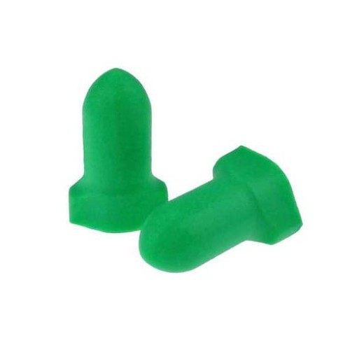 Radians® Detour™ FP30 Earplug, Uncorded, 32 dB Noise Reduction Rating, Cone, ANSI S3.19-1974, Disposable, Universal, Green Plug, Green Cord