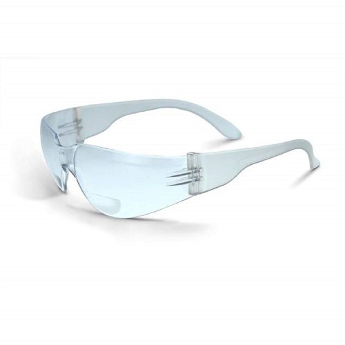 Radians® CrossFire® MRB120ID Safety Glasses, Hard Scratche Lens Coating, Clear Lens, Full, Clear Frame, Polycarbonate Lens