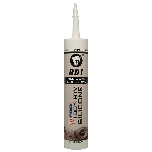 Red Devil® RD PRO 630-0826/OI RTV Silicone Sealant, Cartridge, Acetic Acid, White, Paste