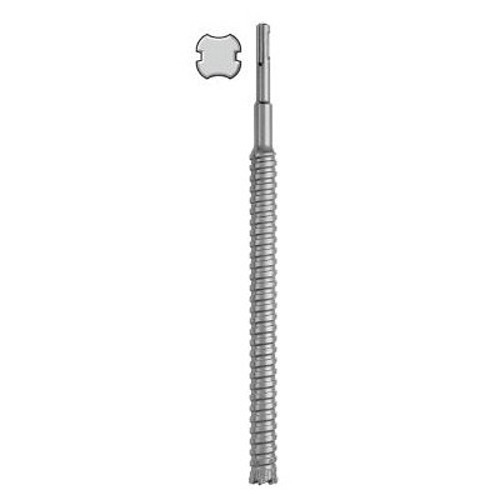 Relton SRB-9 Rebar Cutter Drill, 9/16 in Dia, 12 in OAL, Carbide