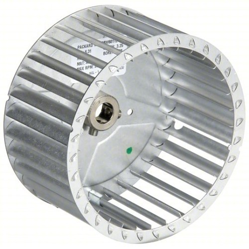 Revco B631-325S CW Blower Wheel, 6-1/4 in Wheel Dia, 3-1/4 in Wheel Width, 5/8 in Dia Bore, 2200 rpm, CW Closed End