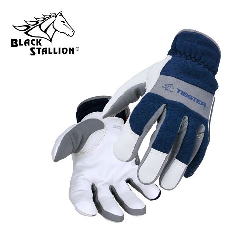 Revco Black Stallion® T50-2XL Welding Gloves, 3X-Large, #12, Leather, Kevlar Stitching, Gauntlet Cuff