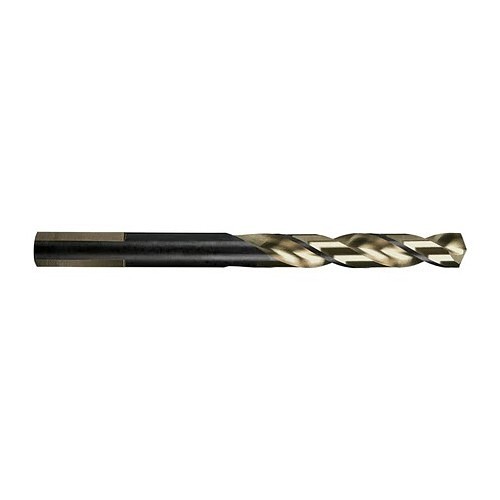 Rocky Mountain Twist RMT™ G2106135 Jobber Length Drill Bit, 15/32 in Drill Size - Fraction, 0.46 in Drill Size - Decimal Inch, 137 deg Point, High Speed Steel, Black/Gold, No Through Coolant (Yes/No)