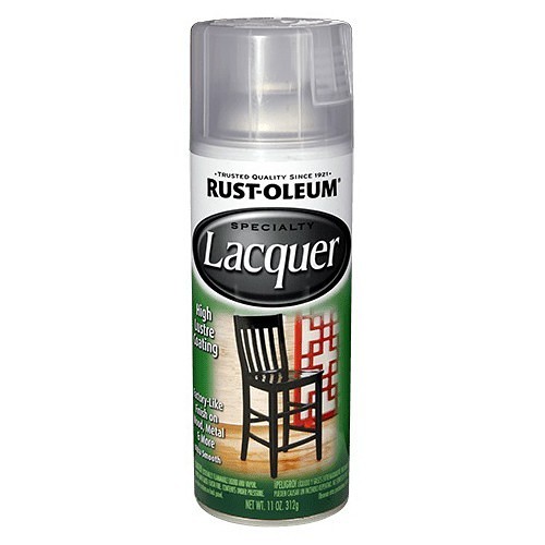 Rust-Oleum® 1906830 Spray Paint, 11 oz Container, Liquid, Clear, 7 sq-ft Coverage, 30 min Curing Time