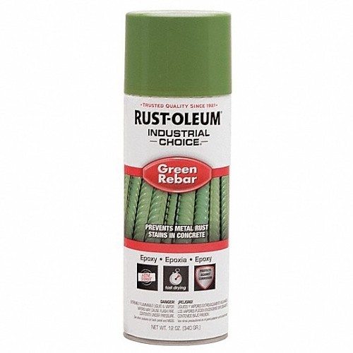 Rust-Oleum® 261937 Spray Paint, 16 oz Container, Liquid Form, Green Rebar