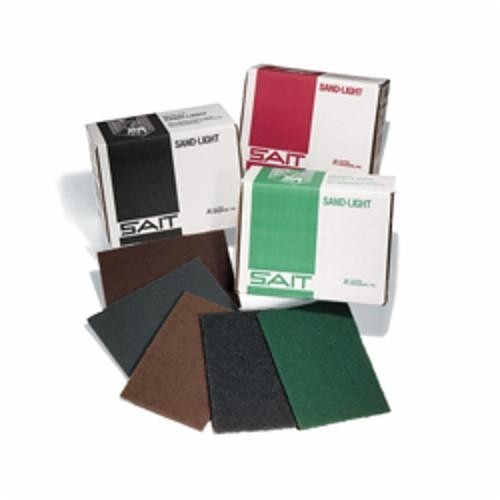 SAIT® Sand-Light™ 77448 Non-Woven Hand Pad, 9 in L, 6 in W W/Dia, Ultra Fine Grade