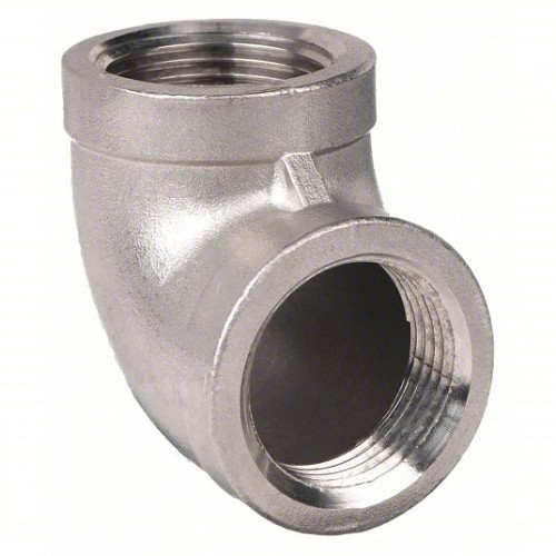 MIDCO S1L02 Pipe Elbow, Elbow Fitting/Connector, 1/4 in Nominal, 316 Stainless Steel