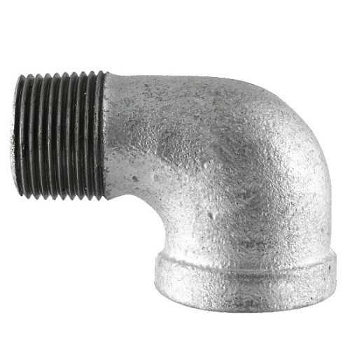 STZ™ 627615 Street Elbow, 3/4 in Nominal, FNPT x MNPT, Class 150 Pressure Class, Malleable Iron, Galvanized
