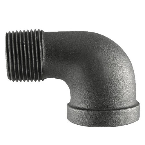 STZ™ 628727 Street Elbow, 1/2 x 1/2 in Nominal, FNPT x MNPT, Class 150 Pressure Class, Malleable Iron, Black Oxide