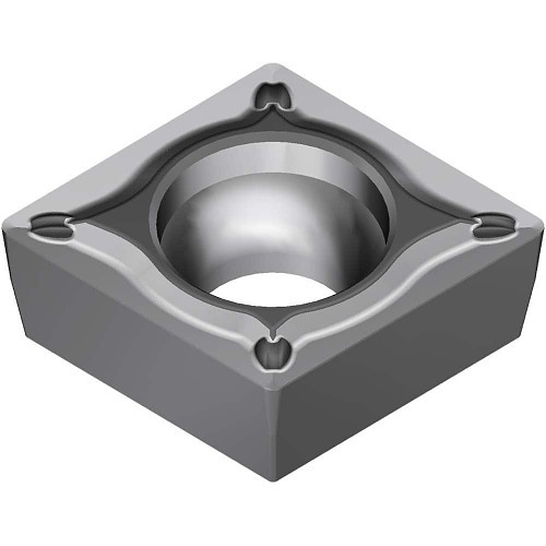 SUMITOMO 19P7W3P Turning Insert, CPMT Insert, 32.5 Insert, Diamond Shape, Positive Rake, Neutral Cutting Direction, Carbide, Manufacturer's Grade: AC8025P