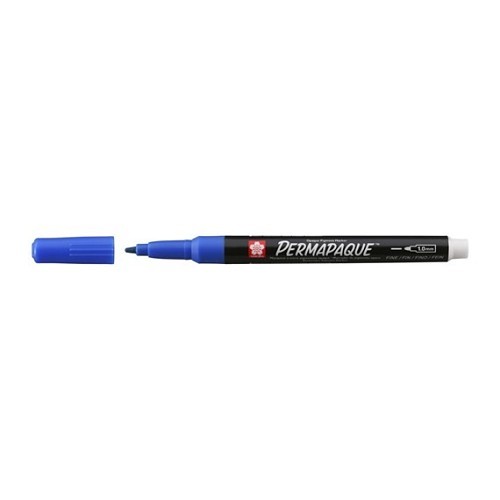 Sakura of America Permapaque XZPK-SN-36 Paint Marker, 1 mm Tip, Fine, Blue