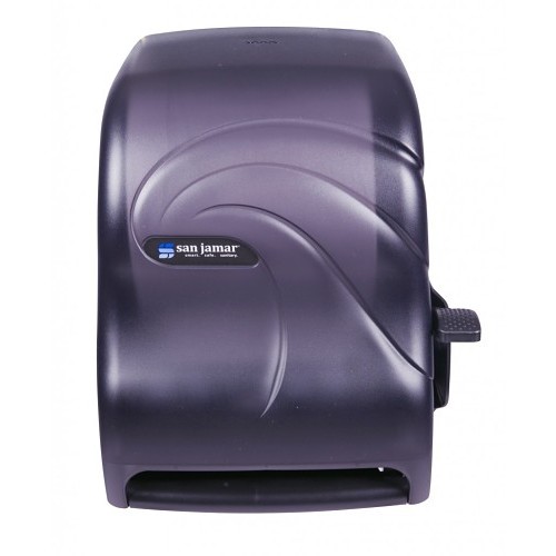 San Jamar® T1190TBK Towel Dispenser, 9-1/4 in Overall Length, Surface, Wall Mount, Plastic, Black Pearl