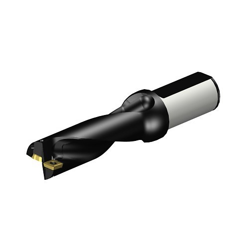 Sandvik Coromant 5723328 Indexable Insert Drill, 1.187 in Drill, 1-1/4 in Modular Connection, 1-1/4 in Shank Diameter, 3XD Insert, 6.96 in Overall Length, 3.561 in Maximum Drill Depth, Yes Through Coolant