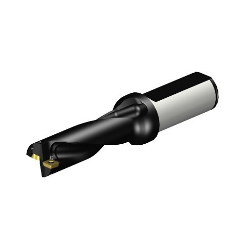 Sandvik Coromant 5723658 Indexable Insert Drill, 7/8 in Drill, 1 in Modular Connection, 1 in Shank Diameter, 3XD Drill Depth by Diameter Ratio, 5.668 in Overall Length, 2-5/8 in Maximum Drill Depth, Yes Through Coolant