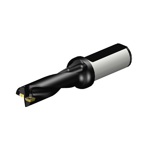 Sandvik Coromant 5723696 Indexable Insert Drill, 0.812 in Drill, 1 in Modular Connection, 1 in Shank Diameter, 3XD Drill Depth by Diameter Ratio, 5.472 in Overall Length, 2.436 in Maximum Drill Depth, Yes Through Coolant
