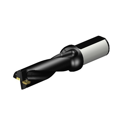 Sandvik Coromant 5723794 Indexable Insert Drill, 1-1/8 in Drill, 1-1/4 in Modular Connection, 1-1/4 in Shank Diameter, 3XD Drill Depth by Diameter Ratio, 6.763 in Overall Length, 3-3/8 in Maximum Drill Depth, Yes Through Coolant