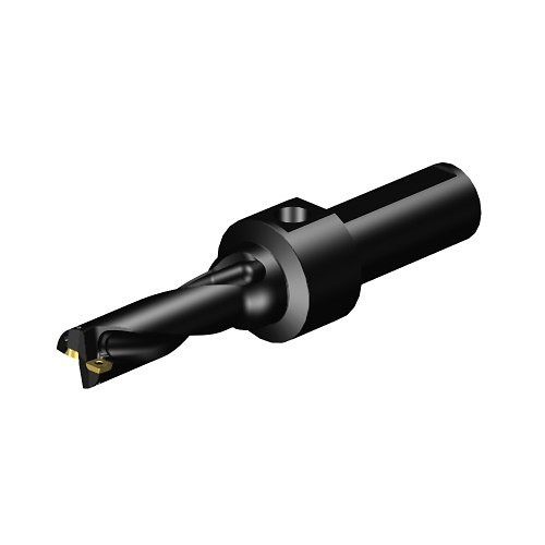 Sandvik Coromant 5723810 Indexable Insert Drill, 0.937 in Drill, 1-1/4 in Modular Connection, 1-1/4 in Shank Diameter, 3XD Drill Depth by Diameter Ratio, 7.957 in Overall Length, 2.811 in Maximum Drill Depth, Yes Through Coolant