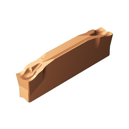 Sandvik Coromant 5735975 Parting Insert, N123x2 Insert, N123X2 Insert, Material Grade: K, M, N, P, S, 0.157 in Cutting Width, 0 deg Lead Angle, Neutral, 7 deg Relief Angle, Carbide Tipped, Manufacturer's Grade: 1125, PVD
