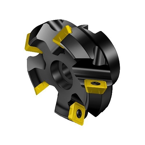 Sandvik Coromant 5738688 Face Milling Cutter, 2 in Cutting Dia, 3/4 in Shank Dia, 1.5748 in Overall Length, RA245.Rxx Insert, 0.24 in Maximum Depth of Cut, 3/4 in Arbor Hole Diameter, 45 deg Lead Angle, Through Coolant (Yes/No): No