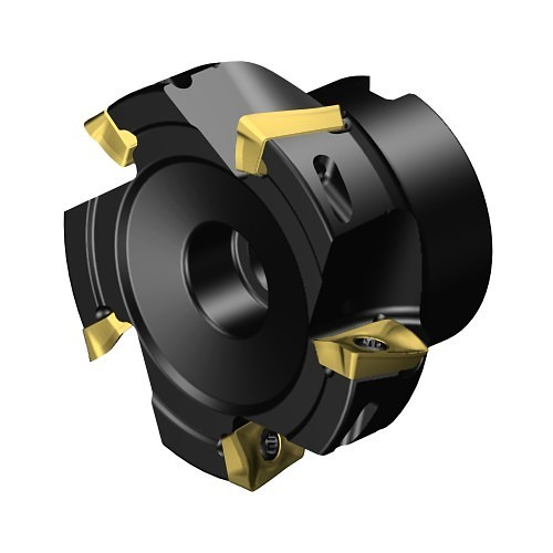 Sandvik Coromant 5739803 Shoulder Milling Cutter, 2-1/2 in Diameter Cutting, Arbor Shank, RA390 Insert, Right Hand Cutting Direction, 90 deg Lead Angle, 0.6181 in Maximum Depth of Cut, No Through Coolant