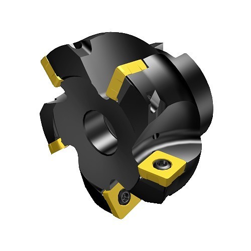 Sandvik Coromant 5739847 Face Milling Cutter, 1.9448 in Cutting Dia, 3/4 in Shank Dia, 1.969 in Overall Length, RA210.Rxx Insert, 0.0472 in Maximum Depth of Cut, 3/4 in Arbor Hole Diameter, 10 deg Lead Angle, Through Coolant (Yes/No): Yes