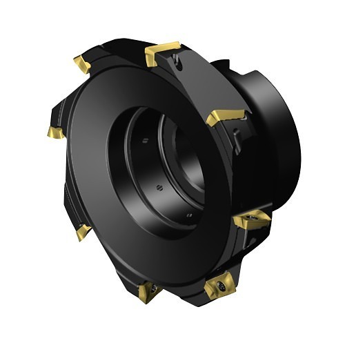 Sandvik Coromant 5740244 Shoulder Milling Cutter, 5 in Cutting Dia, Arbor Shank, RA390.RXX Insert, Right Hand Cutting, 90 deg Lead Angle, 0.6181 in Maximum Depth of Cut