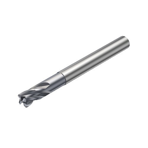 Sandvik Coromant 5742878 Shoulder End Mill, 0.157 in Cutting Dia, Cylindrical Shank, Right Hand Cutting, 30 deg Lead Angle