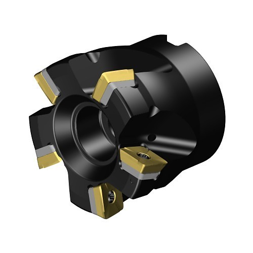 Sandvik Coromant 5744009 Milling Cutter, 2-1/2 in Cutter Dia, 5 Teeth, 1.969 in Overall Length