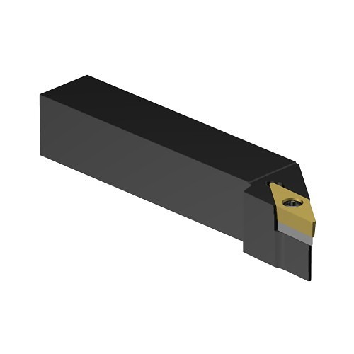 Sandvik Coromant 5752201 Insert Holder, CoroTurn 107 Shank Tool Tool Holder, Insert Compatibility: VBMT 16 04 08, Left Hand Cutting Direction, 3/4 x 3/4 in Shank, Rectangle Shank, -3 deg Lead Angle, 0 deg Rake, 4-1/2 in Overall Length