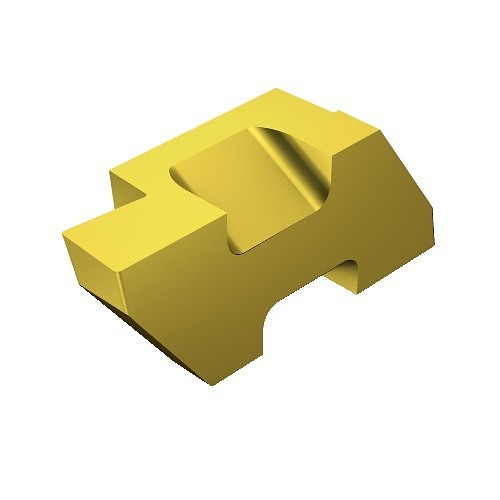 Sandvik Coromant 5753168 Grooving Insert, TLG Insert, 3 Insert, Left Hand Cutting Direction, 1/8 in Cutting Width, Manufacturer's Grade: 2135, CVD-TiCN/Al2O3/TiN Coated, Material Grade: M, P