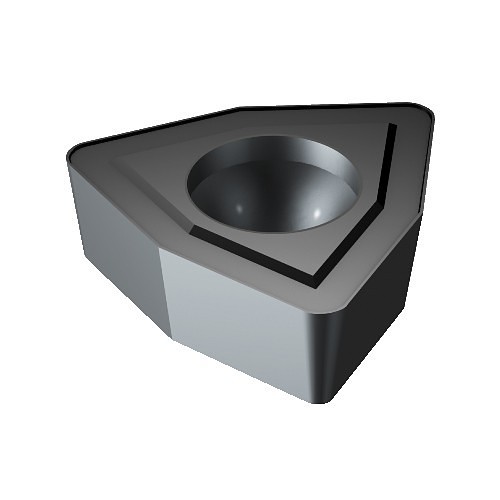 Sandvik Coromant 5756162 Indexable Drill Insert, Trigon Shape, 06T308 Insert, WCMX-53 (DT) Insert, 0.1562 in Thickness, 3/8 in Inscribed Circle, For Use On: Cast Iron, Steel, Medium Feed, Asymmetrical Point, Manufacturer's Grade: 3040, Material Grade: K, P