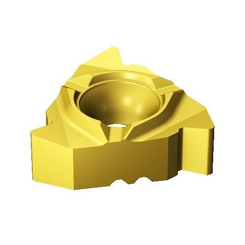 Sandvik Coromant 5758233 Threading Insert, 266RG Insert, Triangular Shape, 6 Threads per Inch, External Thread, American UN Thread Standard, Right Hand Cutting Direction, Manufacturer's Grade: 1020, Material Grade: H, K, M, N, P, S