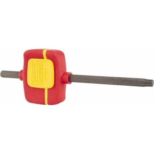 Sandvik Coromant 5764130 Flag Key, T15 Drive, Torx Plus Drive, Key Indexable Tool