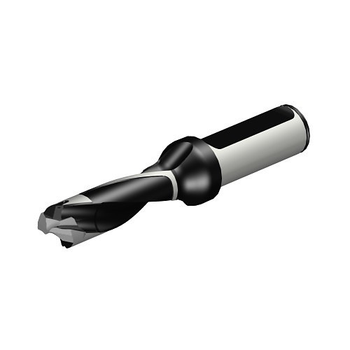 Sandvik Coromant 6035716 Replaceable Tip Drill, 17 to 17.99 mm Drill, 4.96 in Overall Length, 3.16 Drill Depth by Diameter Ratio, #17 Insert Seat, 3/4 in Shank Diameter, Turning Toolholder, Yes Through Coolant