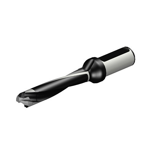 Sandvik Coromant 6035762 Replaceable Tip Drill, 20 to 20.99 mm Drill, 7.4 in Overall Length, 5.17 Drill Depth by Diameter Ratio, #20 Insert Seat, 1 in Shank Diameter, Turning Toolholder, Yes Through Coolant