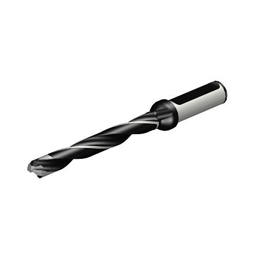 Sandvik Coromant 6085534 Replaceable Tip Drill, 12.5 to 12.99 mm Drill, 6.65 in Overall Length, 8.211 Drill Depth by Diameter Ratio, #11 Insert Seat, 5/8 in Shank Diameter, L-8 Toolholder, Yes Through Coolant