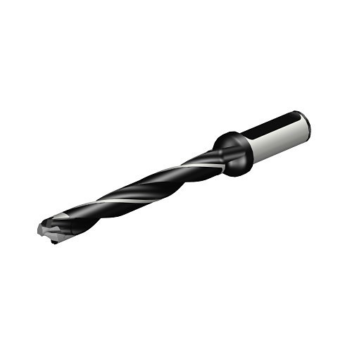 Sandvik Coromant 6085542 Replaceable Tip Drill, 15 to 15.99 mm Drill, 7.83 in Overall Length, 8.19 Drill Depth by Diameter Ratio, #15 Insert Seat, 0.629 in Shank Diameter, L-8 Toolholder, Yes Through Coolant