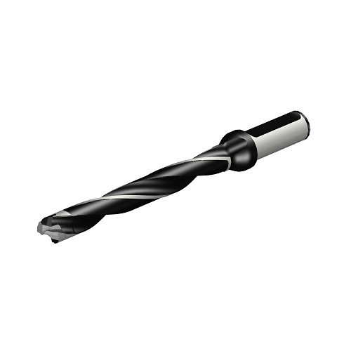Sandvik Coromant 6085546 Replaceable Tip Drill, 17 to 17.99 mm Drill, 5.77 in Overall Length, 8.19 Drill Depth by Diameter Ratio, #17 Insert Seat, 0.708 in Shank Diameter, L-8 Toolholder, Yes Through Coolant