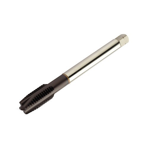 Sandvik Coromant 6182496 Spiral Point Tap, Right Hand Cutting, M16 x 2 mm, Plug Chamfer, 4 Flutes, PVD, High Speed Steel, Steel, Through Coolant (Yes/No): No