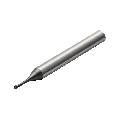 Sandvik Coromant 6416869 End Mill, 0.102 in Cutter Dia, 0.078 in Length of Cut, 3 Flutes, 0.236 in Shank Dia, 2.228 in Overall Length, PVD