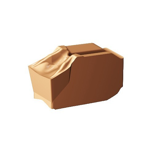 Sandvik Coromant 6427355 Insert, F Insert, QD-N Insert, Material Grade: K, M, N, P, S, 0.0984 in Cutting Width, 0 deg Lead Angle, Neutral Lead Angle Direction, 7 deg Relief Angle, Carbide, Manufacturer's Grade: 1125, PVD Coated
