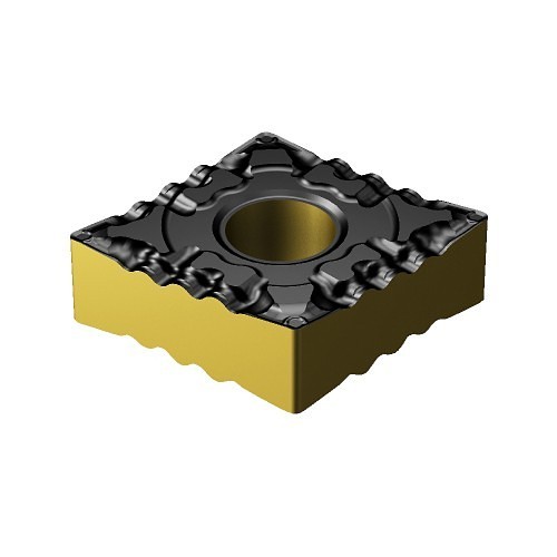 Sandvik Coromant 6533091 Turning Insert, CNMG Insert, Material Grade: K, P, CN1204 Insert, Rhombus Shape, #12 Seat, Negative Rake, Neutral Cutting Direction, For Use On: Cast Iron, Steel, Carbide, Manufacturer's Grade: 4315